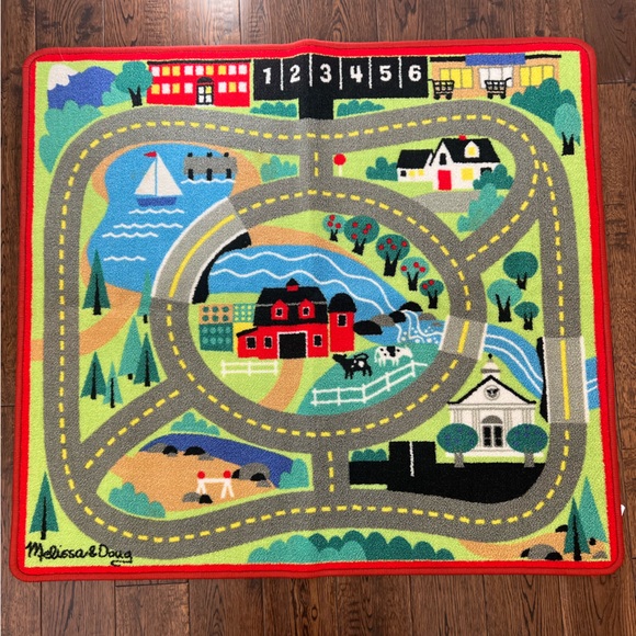 Melissa & Doug Around the Town Play Mat, 35x39 - Picture 4 of 6